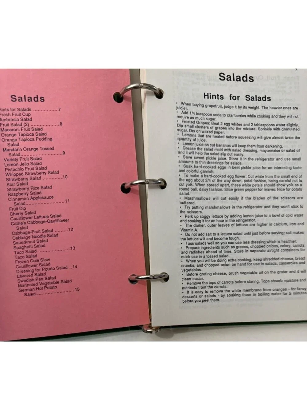 Immanuel Lutheran Church Cookbook 1987 Vtg Recipe Collection Ring Bound Canning - Picture 14 of 16